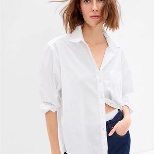 White Gap Button Down